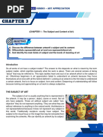 Chapter 3 - The Subject and Content of Art