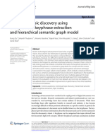 Contextual Topic Discovery Using Unsupervised Keyphrase Extraction and Hierarchical Semantic Graph Model