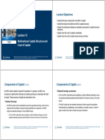 Lecture 12 - Multinational Capital Structure and Cost of Capital