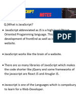 Core JavaScript Notes