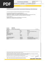 SANIFOAM CDS SP 2170320 Detergency SP