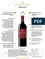 Nota de Cata de Marques de Caceres Tinto