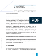 Los Procedimientos Individuales de Denuncia Comunicación Ante Los Comités Convencionales de La ONU