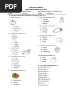 Soal Sumatif Bahasa Inggris KLS 2