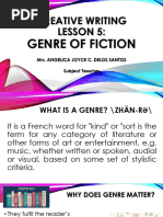 Lesson 9 Genre of Fiction