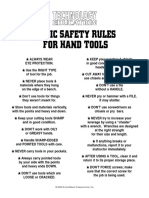 Hand Tool Safety