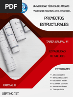 Tarea Grupal - Ejercicio Estabilidad de Taludes 2