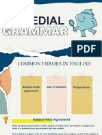 Final Remedial Grammar Tenses Concord