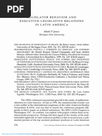 4-Legislator Behavior and Executivelegislative Relations in Latin America