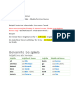 Adjektiv Als Nomen B1