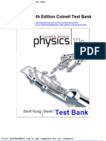 Physics 10th Edition Cutnell Test Bank