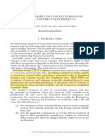 International Construction Law Review A GLOBAL PERSPECTIVE ON EXTENSIONS OF TIME IN CONSTRUCTION PR