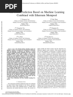 Gas Price Prediction Based On Machine Learning Combined With Ethereum Mempool