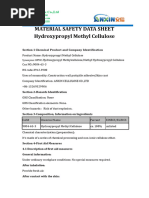 Msds Hydroxypropyl Methyl Cellulose HPMC - ANXIN CELLULOSE CO.,LTD