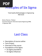 Principles Six Sigma