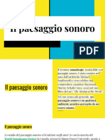 Il Paesaggio Sonoro