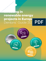 Dentons Guide To Investing in Renewable Energy Projects in Europe 2022 - English (5400772.1)