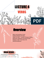 Topic 4 - Verbs