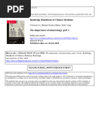 Routledge Handbook of Chinese Medicine