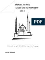 Proposal Kegiatan Peringatan Maulid Nabi