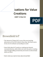 UNIT 5PART IIIIoT Applications For Value Creations