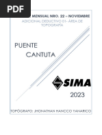 INFORME MENSUAL #22 Noviembre - ADICIONAL TOPOGRAFIA