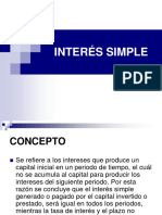 Interés Simple y Compuesto