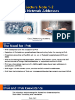 LectureNote 01-2 IPv6Addresses