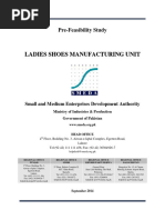 Ladies Shoes Manufacturing Unit Rs. 9.93 Million Sep 2014