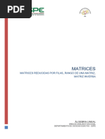 Tema 3. Matrices (Tercera Parte)