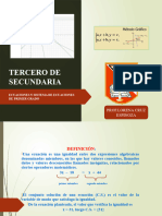 Sistema de Ecuaciones Tercero de Secundaria