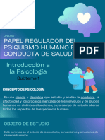 Papel Regulador Del Psiquismo Humano en La Conducta de Salud