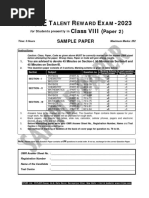 Ftre 2023 Sample Paper Class Viii p2 PCBM