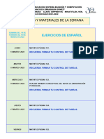 Tar y Mat 14-18 Marzo 2022