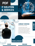 Blue White Professional IT Services Presentation