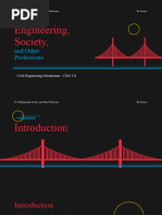 Civil Engineering, Society, and Other Professions