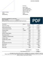 Description Reference U. Price Qty Total