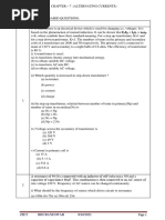 Physics XII CH 7 CASE STUDY Alternating Current