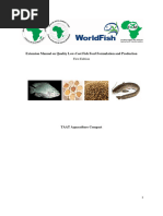 Reviewed - TAAT - Aquaculture - Compact - Draft - Extension - ... (Extension - Manual - On - Quality - Low - Cost - Fish - Feed - For... )