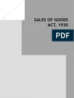 Sales of Goods Act, 1930