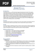 TRACES TOC Analyzer SOP