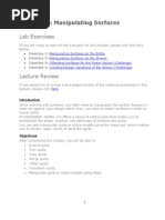 ProE Surfacing - Module 10 