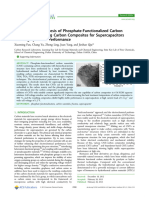 Hydrothermal Synthesis of Phosphate-Functionalized Carbon Nanotube-Containing Carbon Composites For Supercapacitors With Highly Stable Performance