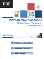 Piezoelectric Biosensor