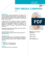 FT-065N Capucha Tipo Media Campana Descartable 12 g-m2 Ver05 R&G