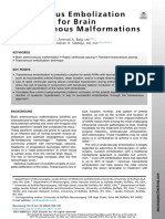 2022 Transvenous Embolization Technique For Brain Arteriovenous Malformations