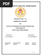 Chemistry Pesticides and Insecticides