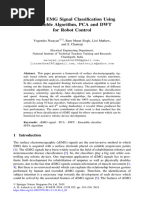 Surface EMG Signal Classification Using Ensemble Algorithm For Robot Control