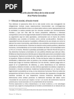 Resumen - La Articulación Ética de La Vida Social'