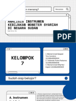 Kelompok 7 Analisis Instrumen Moneter Sudan